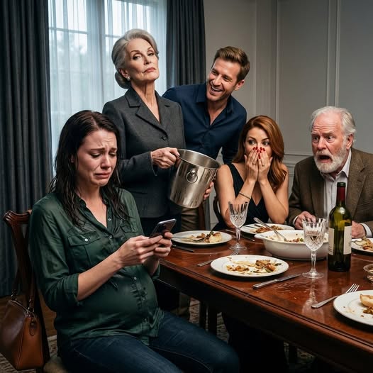 THEY POURED ICE WATER OVER YOUR PREGNANT BODY AND LAUGHED THAT CHARITY HAD FINALLY BATHED YOU, NEVER DREAMING YOU SECRETLY OWNED THE BILLION-DOLLAR COMPANY FEEDING THEIR ENTIRE FAMILY, AND TEN MINUTES LATER THE SAME PEOPLE WERE ON THEIR KNEES BEGGING YOU NOT TO DESTROY THEM