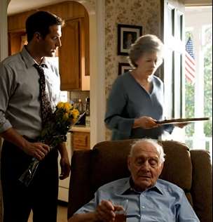 On Father’s Day, my son walked into my ranch house in Dallas holding a bouquet of yellow roses and asked so casually, “Dad, you’ve been getting the $1,800 from my wife every month, right?” I froze beside my glass of iced tea and only said that lately it was the church keeping me going, and the exact moment I heard heels clicking from the kitchen, I knew that afternoon would never stay what it had been…and the thing that sent a chill through me was not just the $1,800.