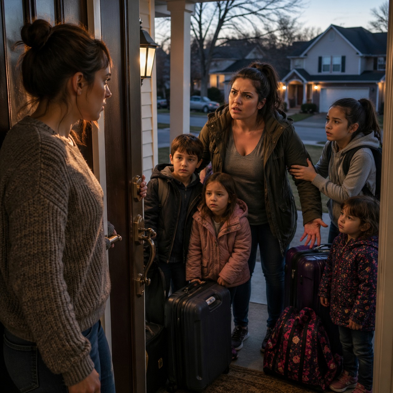 My Stepsister Brought Four Kids and Suitcases to My Door and Said, “You Can Move Out—We Need This House More Than You Do,” but the Envelope She Sent After I Refused Changed Everything in Court