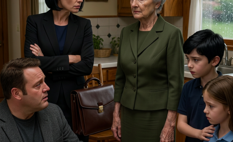 I was already dressed for dinner when my son texted, “You weren’t invited. My wife doesn’t want you there”—and by dawn I had opened the folder with every check, every tuition payment, every mortgage transfer that built their perfect new life. When they came pounding on my door the next morning, I was holding a teacup, one stack of bank papers, and one sentence I should have said years ago.