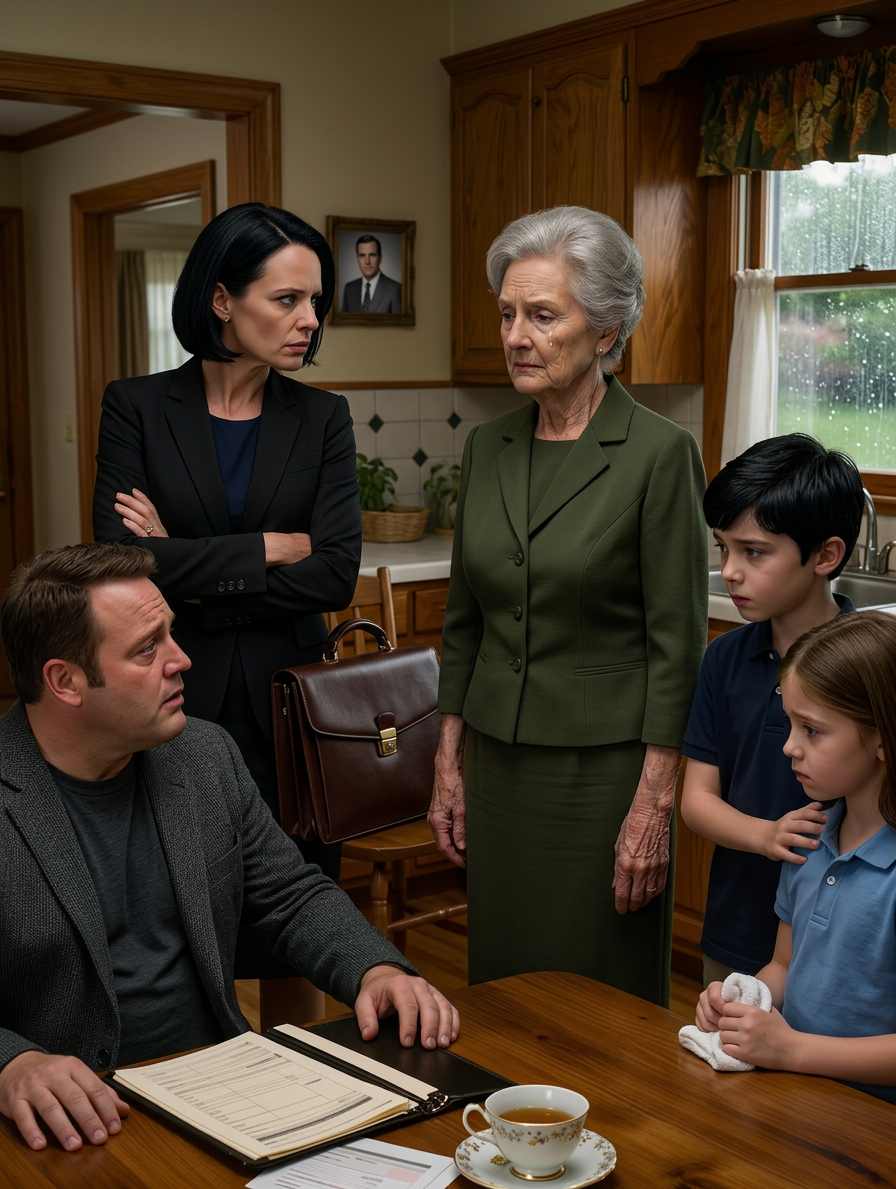I was already dressed for dinner when my son texted, “You weren’t invited. My wife doesn’t want you there”—and by dawn I had opened the folder with every check, every tuition payment, every mortgage transfer that built their perfect new life. When they came pounding on my door the next morning, I was holding a teacup, one stack of bank papers, and one sentence I should have said years ago.