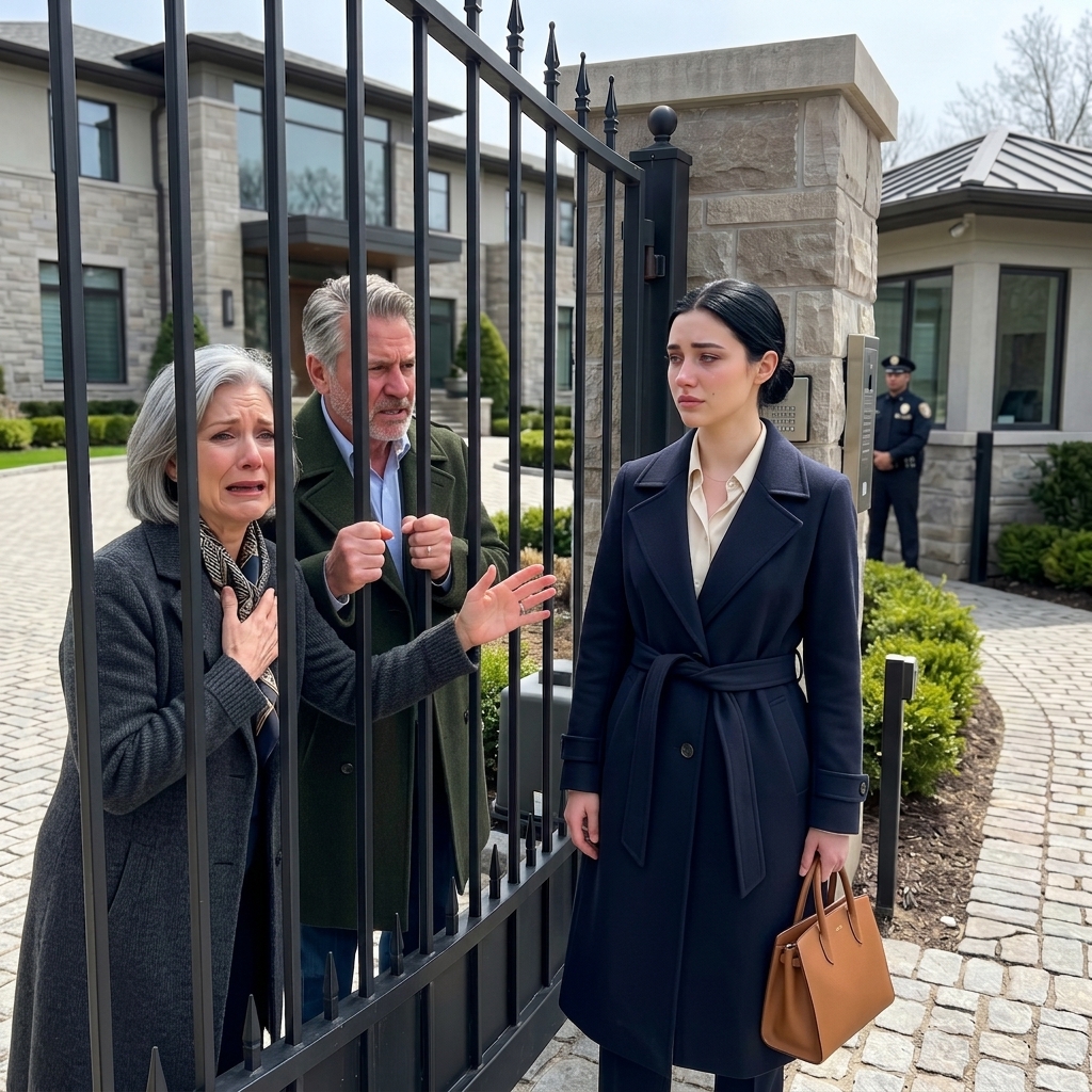 My parents blocked all my cards and kicked me out barefoot with nothing but a wallet in my pocket. They thought I would come back on my knees and beg to return. But a couple of days later, after finding my new address, they froze at the gate.