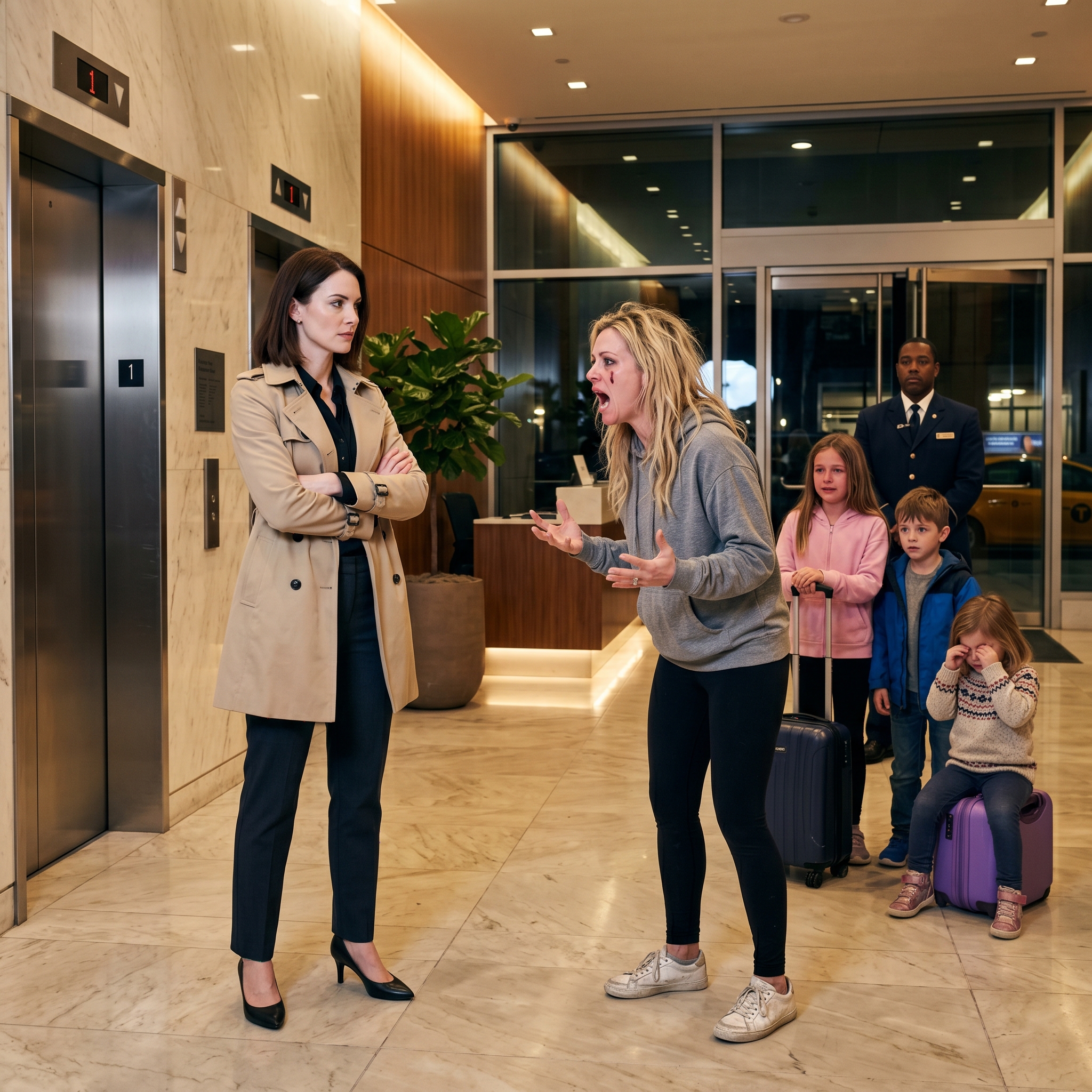 Just after midnight, my sister said she was bringing her three kids to my apartment because it was closer to the airport. I replied that I wasn’t home. Then she revealed my mom had my spare key and planned to let them in anyway. By the time they arrived with suitcases, everything had already changed.