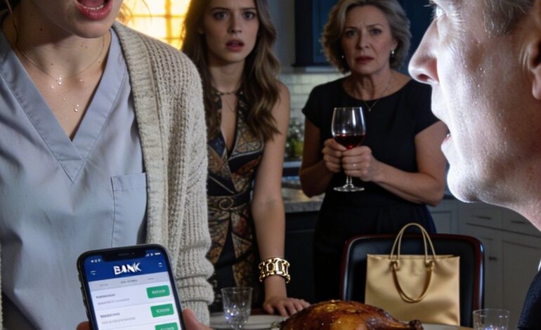 At a family dinner, my dad casually asked if my monthly allowance was enough. I froze and said, “What allowance?”—and his face turned white when he realized my mom had been secretly stealing the $2,000 he set aside for me and sending it to my golden-child sister for luxury shopping in Paris while I worked myself to exhaustion.