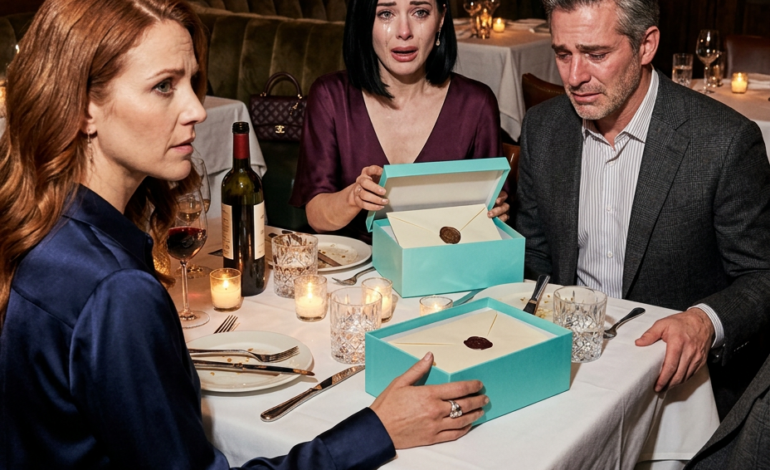 Ze gaf de maîtresse een Tiffany-doos – en haar man stortte in