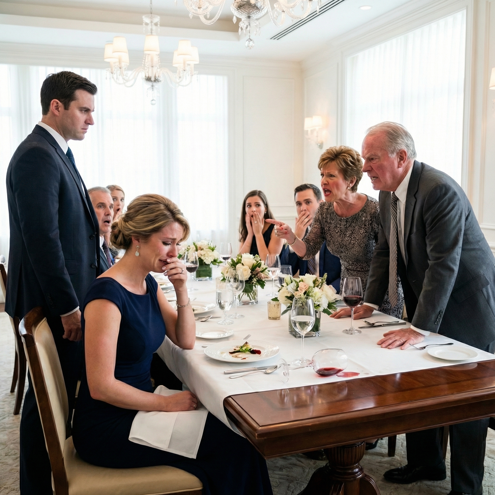 My parents told my fiancé I had been lying about my career for years. They said he should rethink the marriage. He listened quietly. Then he looked at me and asked them something they clearly didn’t expect. They were shocked.