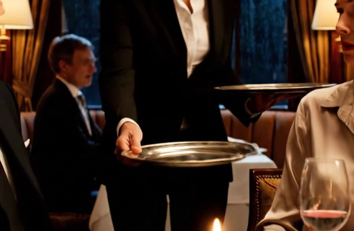 Mijn dochter zei dat het diner was geannuleerd, dus ik hield de reservering aan en pauzeerde stilletjes de kaart voor het dessert