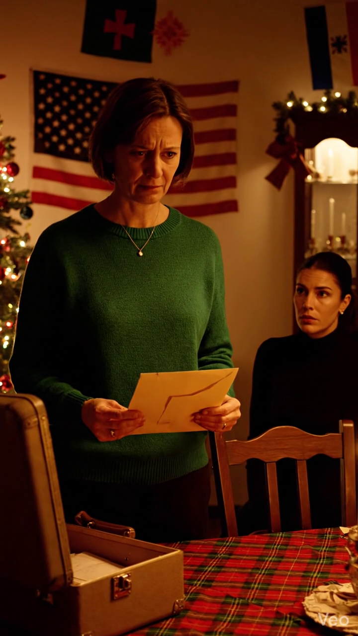 At Christmas dinner, my son snapped, “Give your seat to my wife or get out,” right in front of everyone, thinking I would back down and force a smile. I didn’t argue or make a scene. I quietly stood up, grabbed my suitcase, and walked out. The next morning, I calmly made two changes that flipped his sense of comfort overnight, and by the time they realized what I’d done, the smirk was gone and the whole room felt different.