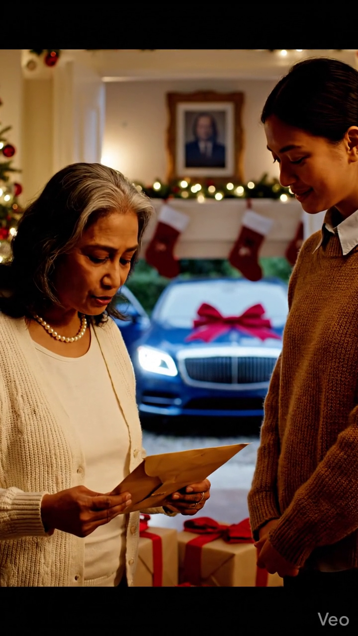 On Christmas Eve In Naples, I Gave My Son A BMW And His Wife A Designer Purse. Then He Said, “We Didn’t Bring Anything For You.” I Just Nodded—And Set One Envelope On The Table.