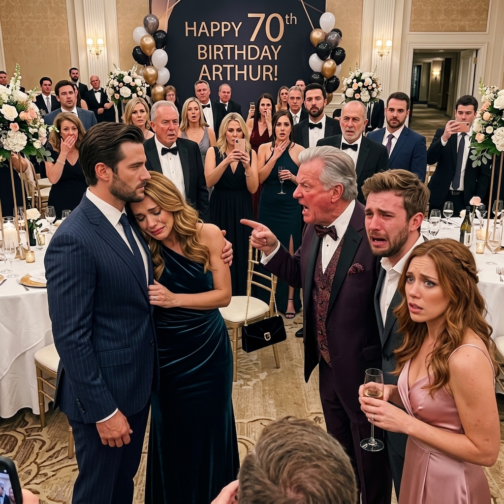 My father convinced my fiancé to leave me for my best friend, saying, “She’s the kind of woman you should marry.” Years later, I walked into Dad’s 70th birthday party with my husband — and suddenly, no one could breathe….
