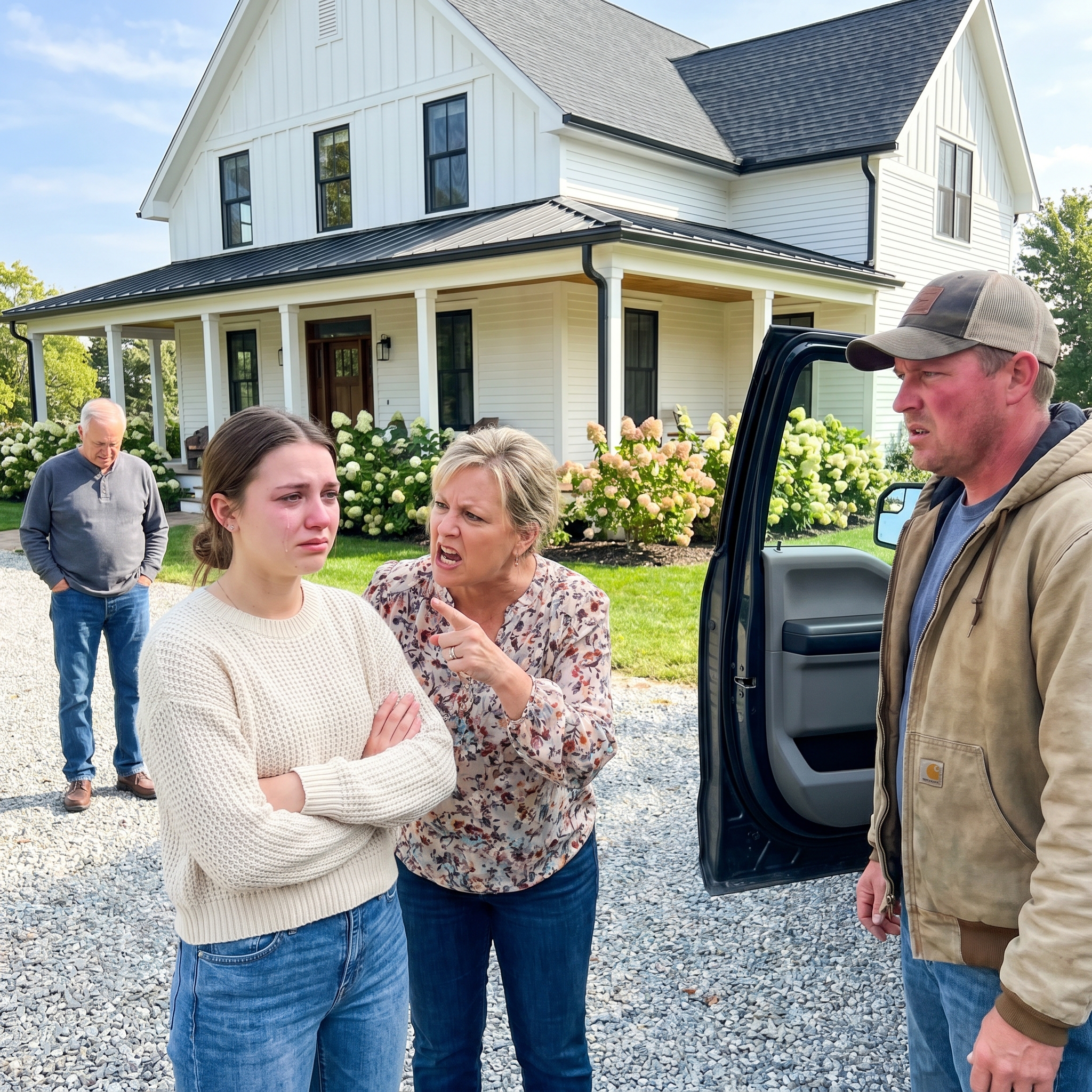 My father gave me a country house and my brother a luxury apartment in New York. When my mother saw what I had built, she said, “You have 72 hours to give this place back to us. Your brother will take over.” When my brother arrived in his pickup truck, his face went dark at what he saw…
