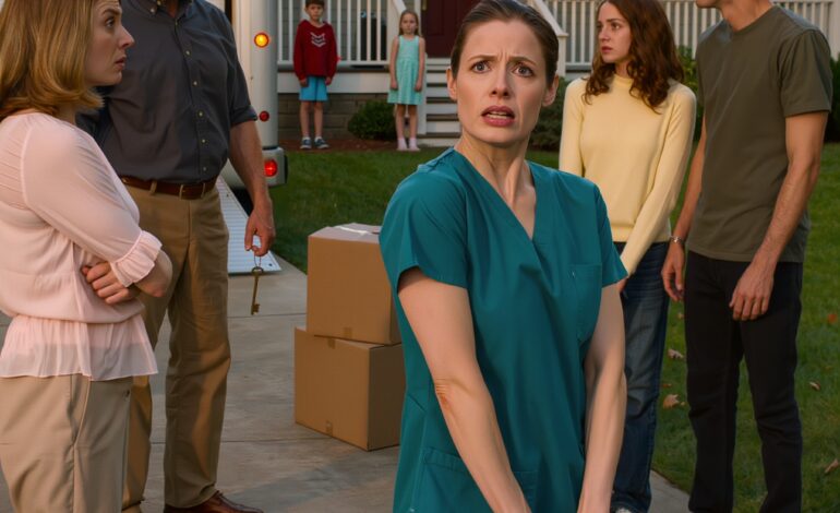 When My Neighbor Called Saying a Moving Truck Was in My Driveway, I Raced Home to Find My Parents Handing My House to My Sister’s New Family — Then a Stranger Smiled in My Living Room and Said, “You Don’t Need All This Space Anyway,” and I Finally Made the Quiet Call That Turned Their Little Family Plan Into Evidence Forever