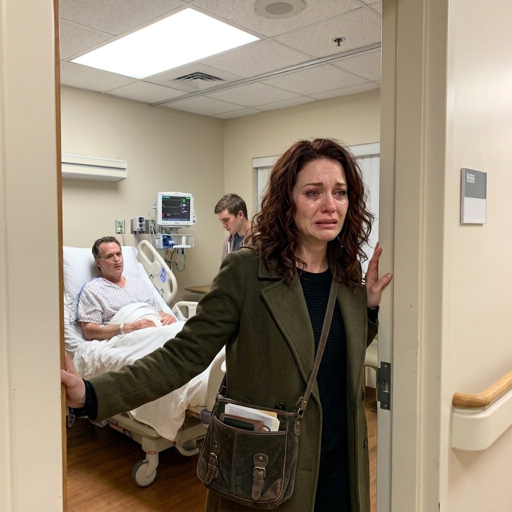 After his heart attack, I heard my husband speak. “I married her for money. When I recover, I’ll take everything and leave her.” I stood there… completely broken. But what I did next… destroyed him completely.