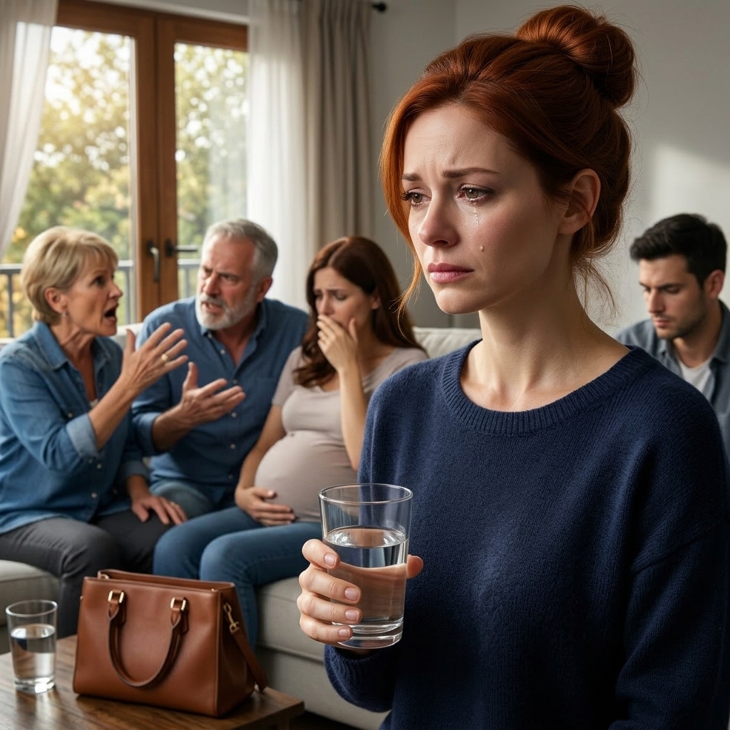 Toen de affaire van mijn man eindigde in een zwangerschap, verzamelde zijn hele familie zich in mijn woonkamer en eiste dat ik het huis verliet. Ik verhief mijn stem niet. Ik maakte geen ruzie. Ik glimlachte alleen maar en zei één zin – en zag hoe het zelfvertrouwen van hun gezichten verdween. Niet veel later boden ze hun excuses aan, maar toen betekende het al niets meer.