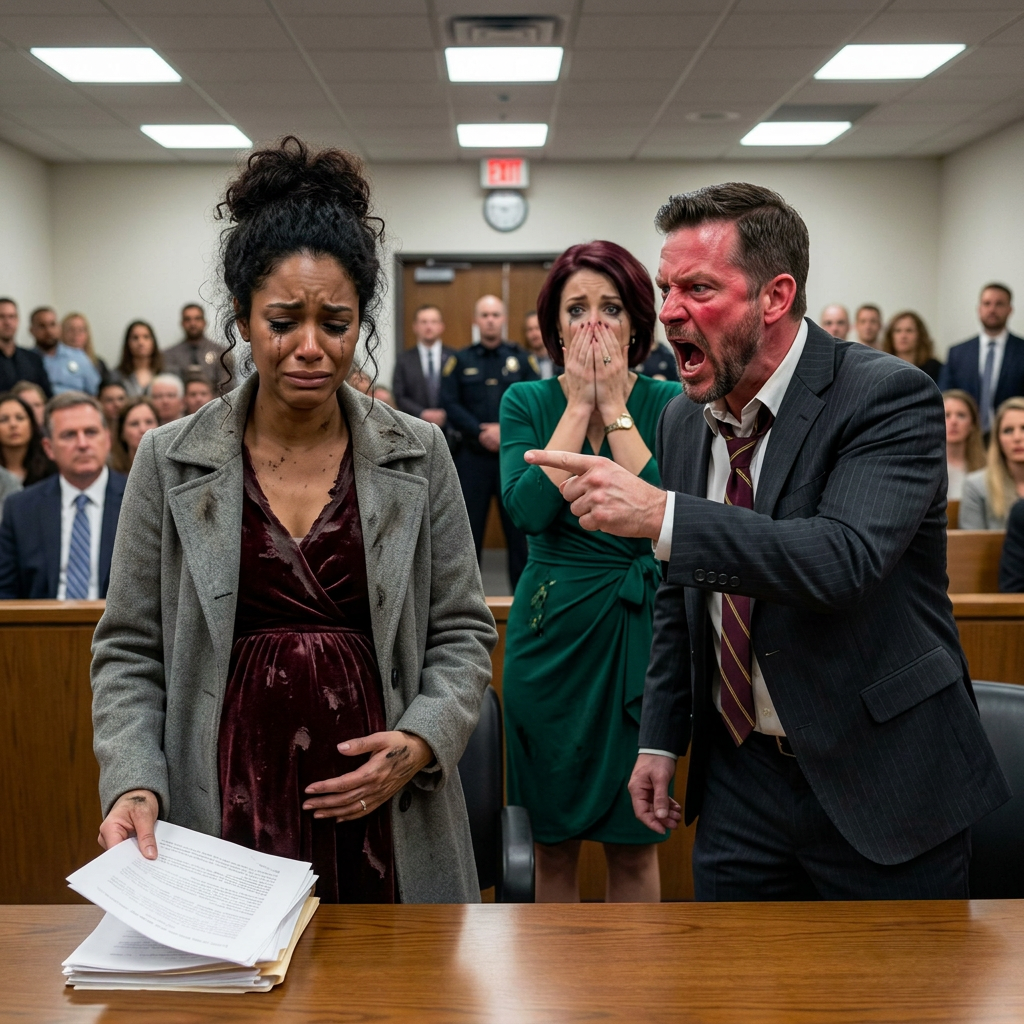 I came home pregnant and found my husband alone in my room with his mistress. Instead of shame, he screamed that I had no right to stay there with my “big belly” and threw me out. I collapsed in pain, but in court, the truth destroyed everything he had.