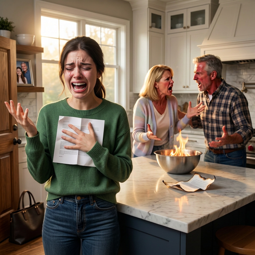 I Won $2.5 Million in the Lottery—When I Refused to Split It with My Parents’ Favorite Daughter, They Burned My Check… But They Had No Idea