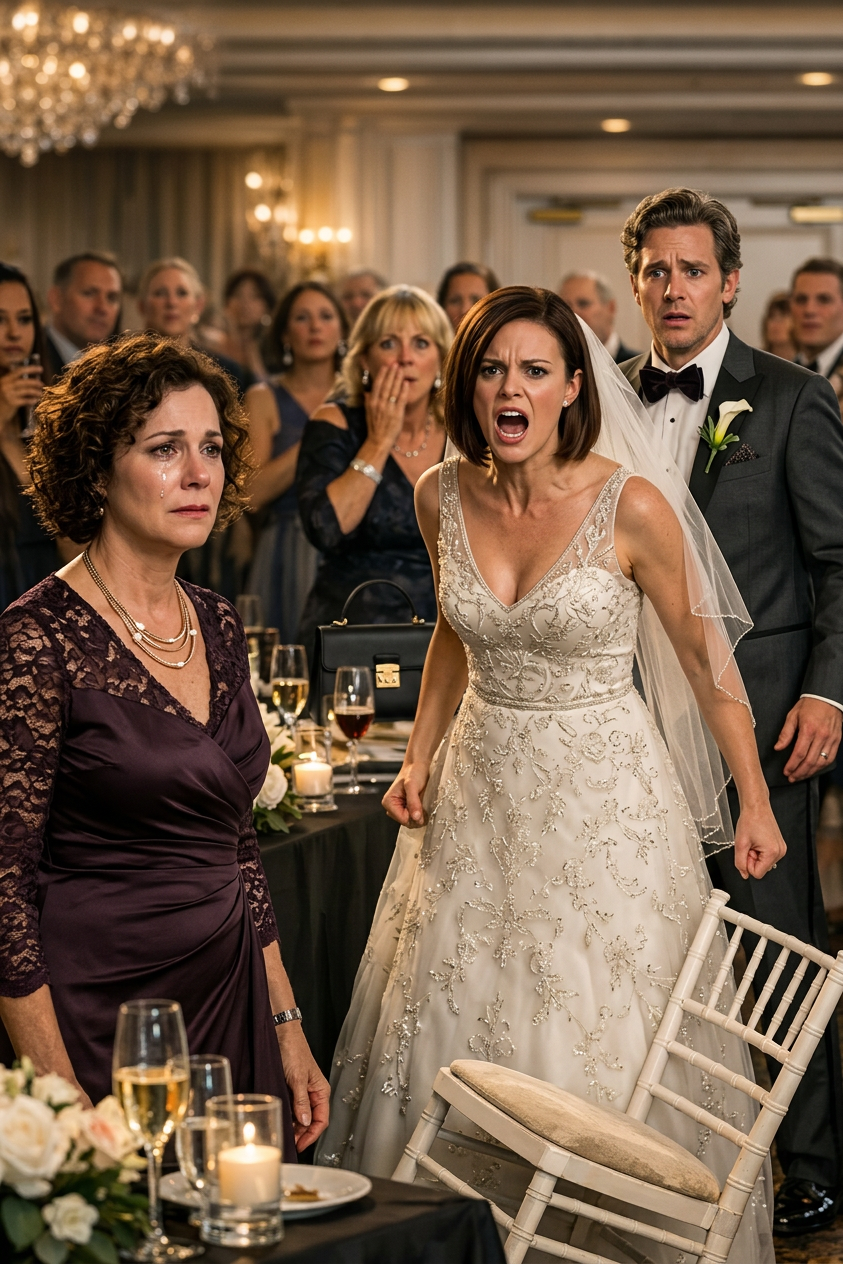 On my wedding day, my groom’s family mocked my mother in front of 200 people. They said, “That’s not my mother—that’s the maid.” My groom’s family laughed. I stood up and canceled the wedding. My mother looked at me and said, “My daughter… I’m a billionaire.” My life changed forever. – True Stories