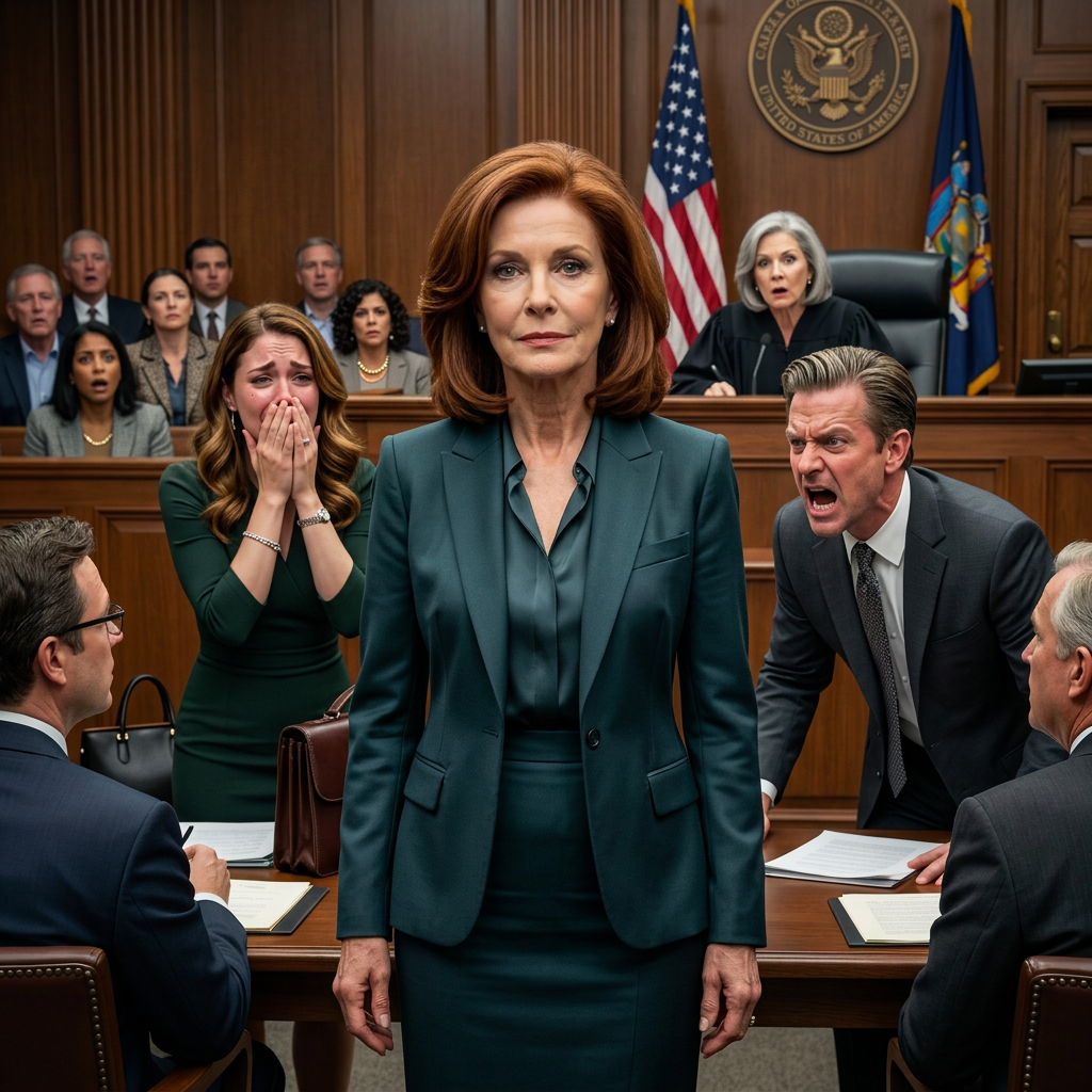 “My Millionaire Husband Left Everything To Me And Nothing To Our Daughter. She And Her Husband Thought I Was Just A Simple Housewife And Sued Me For Forgery. As I Entered Court, They Laughed. Until The Judge Recognized Me: ‘It’s Really You?’ They Had No Idea Who I Really Was.”