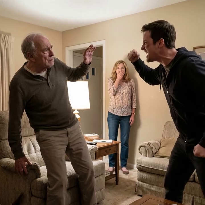 I raised my son alone for twenty years after my wife died, so when he looked me in the eye and said, ‘If you won’t give me the money, then you’re dead to me,’ I thought that was the worst pain a father could feel. I was wrong. Seconds later, his fist was coming straight at my face—and the secret I had hidden for years was about to destroy everything. – True Stories