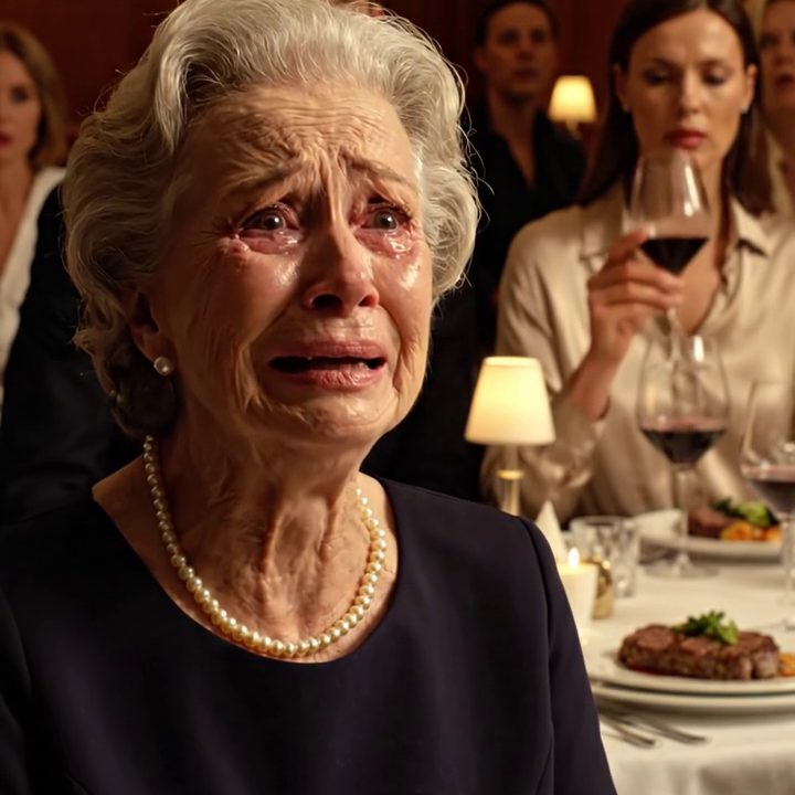 My 8-Year-Old Granddaughter Rolled Her Eyes And Said: ‘You Can’t Sit With Us, Mom Said You’re An Old Burden.’ The Table Burst Out Laughing, Including My Son. I Stood Up And Left Quietly. That Night, He Texted: ‘Payment Still Due Tomorrow?’ I Answered: ‘Figure It Out.’ Next Day: Panic!
