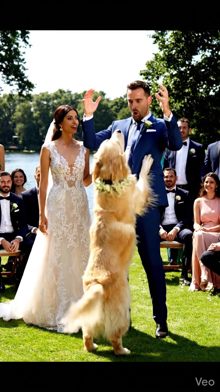 On my wedding day, my beloved dog suddenly lunged at the groom, barking and biting him in front of everyone. I thought it was just panic—until I discovered the truth behind it… and I burst into tears. – True Stories