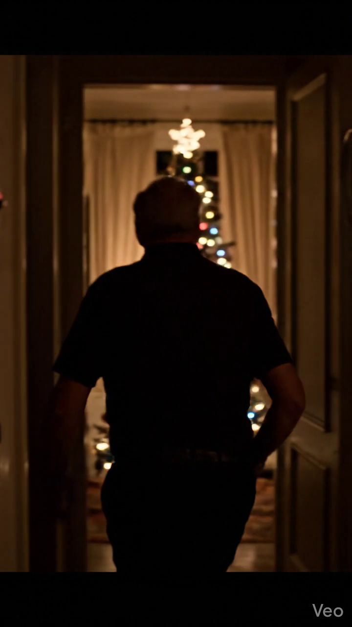“GA WEG! JE BENT NIET UITGENODIGD!” schreeuwde mijn schoonzoon toen ik probeerde aan te schuiven bij het kerstdiner dat hij had gedekt. Hij moet vergeten zijn dat hij in mijn huis was. Ik stond rustig op, liep naar de voordeur en deed iets wat iedereen schokte.