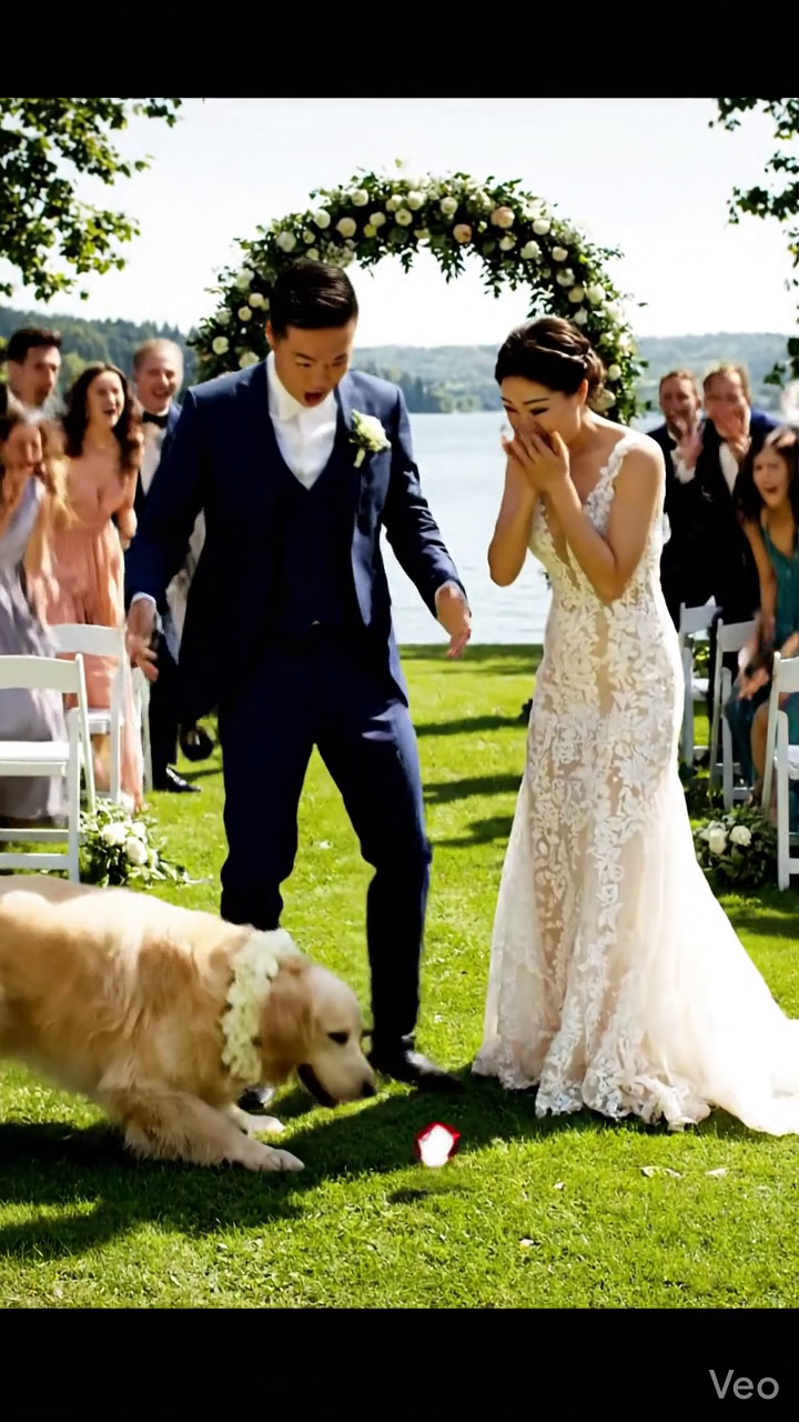 On my wedding day, my beloved dog suddenly lunged at the groom, barking and biting him in front of everyone. I thought it was just panic—until I discovered the truth behind it… and I burst into tears. – True Stories