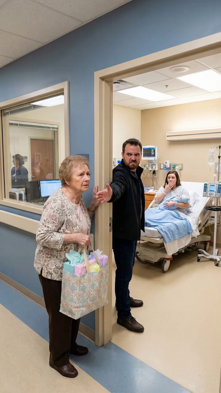 I came to the hospital with trembling hands and a bag full of gifts, desperate to see my newborn grandchild for the first time. But before I could step inside, my own son blocked the door and spat, “You filthy old woman! You’ll infect the baby!” Then he hurled my gifts to the floor and shoved me down. Lying there in shame, I made one decision: he would never see my inheritance again… but that was only the beginning. – True Stories
