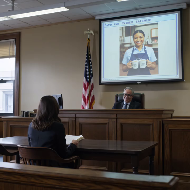 “‘Your Honor, she’s just a waitress,’ my parents said in probate court while a photo of me in a navy apron filled the screen beside the bench, and when the judge looked over his glasses, gave a thin little smile, and wondered out loud what a girl serving coffee would do with my grandfather’s $5.2 million estate, I picked up my folder and realized nobody in that room had the faintest idea who they had decided to laugh at.”