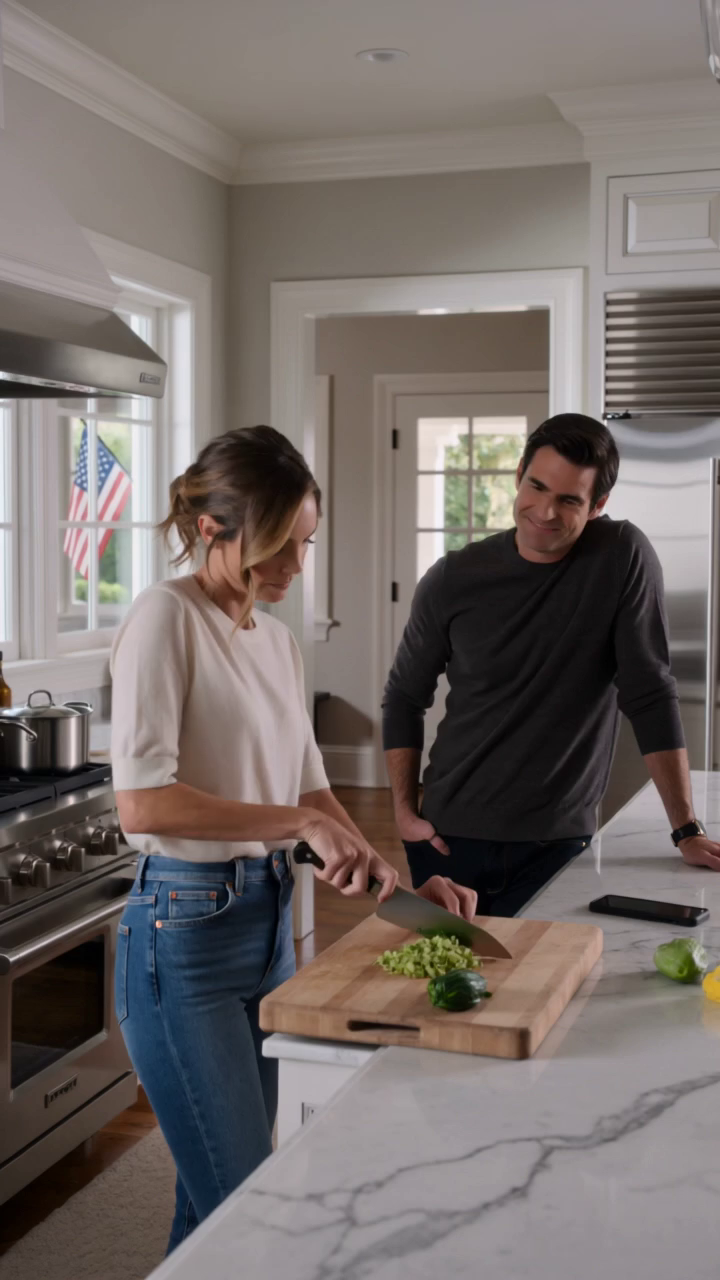 I Was Cooking Dinner When My Husband Casually Announced, “Olivia Is Moving In Tomorrow. No Need For Lawyers Or Dividing Anything. We’ll All Just Live Together.” He Grinned Like The Decision Had Already Been Made For Me. I Kept Chopping Vegetables, Stayed Perfectly Calm, And Said, “Sounds Perfect.” Neither Of Them Noticed How Quiet I Had Become, And Neither Of Them Had Any Idea I Had Already Set Something In Motion That Would Change The Entire Plan.