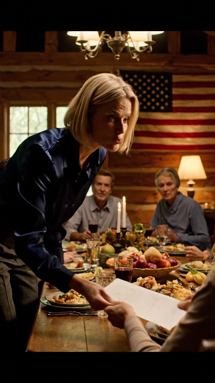 On Mother’s Day, my daughter turned our cabin gathering into a public trial: she read a $500,000 bill out loud in front of 40 relatives, called it “the cost of caring for someone useless” — I let her finish the performance, set an old folder on the table, and that was the moment a few faces in the room changed color because they knew there was something there nobody was going to explain away.