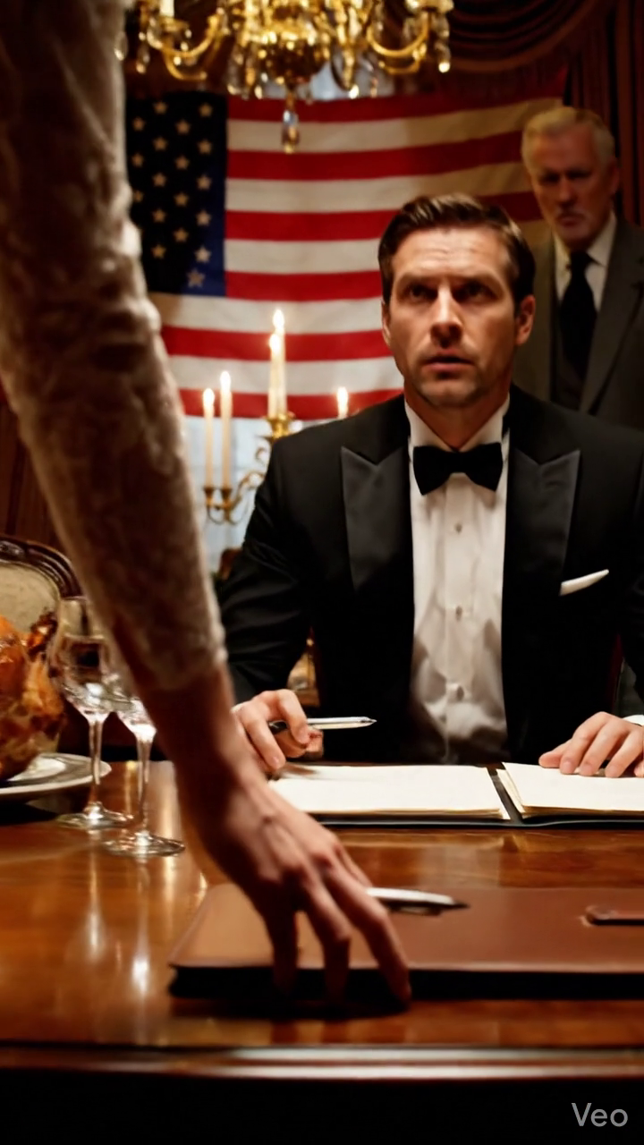 Ik heb mijn schoonouders nooit verteld dat ik een imperium van 2,1 miljard dollar bezit; ze behandelden me nog steeds alsof ik niets waard was, dus nodigden ze me uit voor het Thanksgiving-diner om me mijn huwelijk te laten opgeven, om te bewijzen dat ik met hun zoon was getrouwd voor het geld, en ik liet ze elk woord uitpraten voordat ik de map over de tafel schoof.