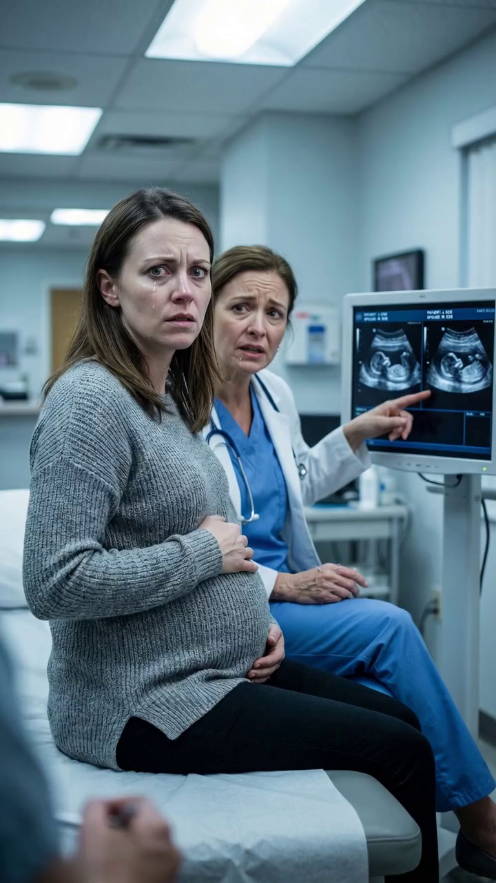 I went in for a routine ultrasound, expecting to hear my baby’s heartbeat. Instead, my doctor started shaking, pulled me aside, and whispered, ‘You need to leave now. Get a divorce.’ I stared at her and asked, ‘Why?’ She turned the screen toward me and said, ‘Because your husband has already been here… with another pregnant woman.’ What I saw next didn’t just break my heart—it changed everything. – True Stories