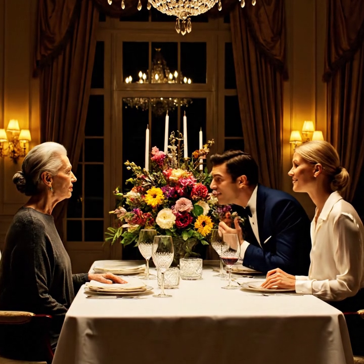 Mijn zoon zei: “Als je morgen weg zou lopen, zou deze tafel je stoel nauwelijks opmerken.” Dus liet ik ze in stilte ontdekken wat mijn aanwezigheid bijeen had gehouden
