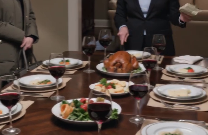 TTD – Mijn moeder haalde mijn stoel weg van het Thanksgiving-diner, zei dat dit jaar “voor familie was die wél komt opdagen”, en schoof vervolgens een envelop vol contant geld recht voor mijn neus, alsof ze wilde dat de hele tafel toekeek hoe ik mijn plaats begreep. Maar wat ze niet wisten, was dat de dochter die ze net van de feestdagen hadden buitengesloten, dezelfde was die stilletjes de hypotheek, de energierekening, het schoolgeld, de auto, de verzekering en alle andere rekeningen betaalde die ze jaren geleden waren vergeten. Dus ik liep zonder een scène weg, opende mijn laptop, sloot binnen een uur alle financiële middelen af en liet de ochtend me precies uitleggen wie dat huis draaiende had gehouden.