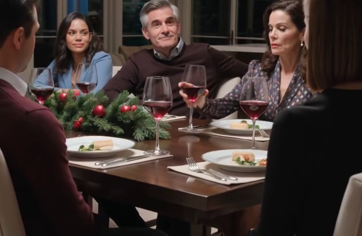 At Christmas dinner, my dad mocked me for being single at 32, my mother set down her glass and said, “Some people end up alone for a reason,” and the whole table waited for me to lower my head like always… but I smiled: “I’m not alone. I’ve been married for years.”