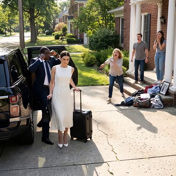 While My Husband Was Away On A Long Business Trip, My Mother-In-Law Threw All My Belongings Out Of The House. “Anna’s Boyfriend Needs Space For His Dog, So You’ll Sleep In The Garage,” She Said Coldly. I Didn’t Argue. I Just Made One Phone Call. Thirty Minutes Later, A Black Luxury SUV Pulled Up—And Took Me To The Penthouse Across The Street. – Royals