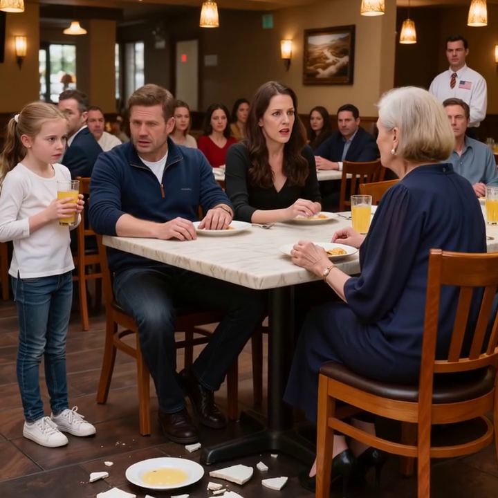 ‘Heks, je hoort hier niet te zijn!’ — mijn schoondochter schreeuwde dat terwijl ze mijn bord midden in een vol restaurant op de grond gooide. Iedereen keek toe, mijn zoon hield zwijgend zijn hoofd gebogen en ik verliet de tafel met trillende handen. Tegen maandagochtend, toen de advocaat aanklopte, wisten ze dat ze de verkeerde vrouw hadden uitgekozen.