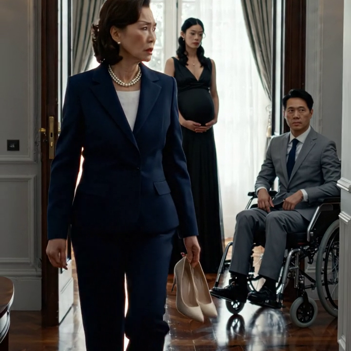 I came home early and heard my daughter-in-law tell my wheelchair-bound son, “Your fat mother disgusts me,” then I heard the rest—the baby wasn’t his, the caregiver was her lover, and the mansion I built for my family had quietly become the stage for a betrayal so deep that by the end of that week, I was no longer planning a confrontation… I was planning a disappearance.