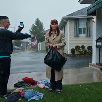 “GET OUT NOW, OR I’M CALLING THE AUTHORITIES!” my daughter screamed on a stormy afternoon, then tossed my clothes out into the rain. My son-in-law, always on her side, casually filmed everything with a smug smirk. I calmly gathered my belongings and smiled. “No problem.” A few hours later, someone finally knocked on the door—but they weren’t there for me. They were there to deal with the people who had moved into my home without permission…