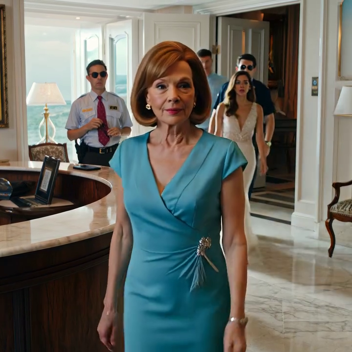 During a family vacation at a beach hotel, my daughter-in-law yelled at the receptionist: ‘Don’t talk to the old lady, she’s just a maid’, while my son laughed beside him, not realizing that I was the silent owner of the entire hotel. My next action stunned him… the shrewish girl was equally stunned.
