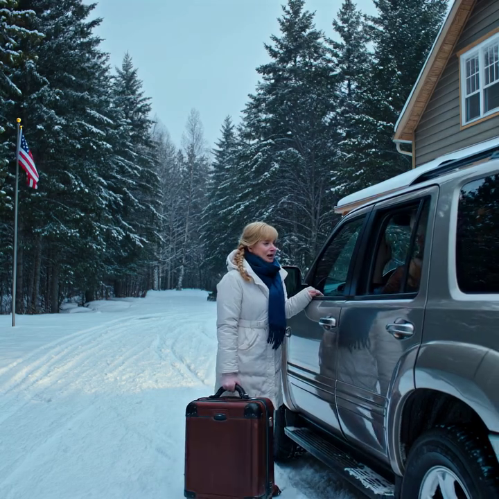 My son left me in a snow-covered cabin and took my money—without realizing what was waiting for him. “There’s firewood and enough food for two weeks,” he said. “I’m going to the Maldives with my wife—and I’m taking all your savings.” He left me out there, far from the city, while his wife quietly took my phone. From the car window, she even called back, “Oh, and I changed the locks on your apartment!” I watched them drive away… and smiled. He had no idea what surprise was waiting for him at the airport.