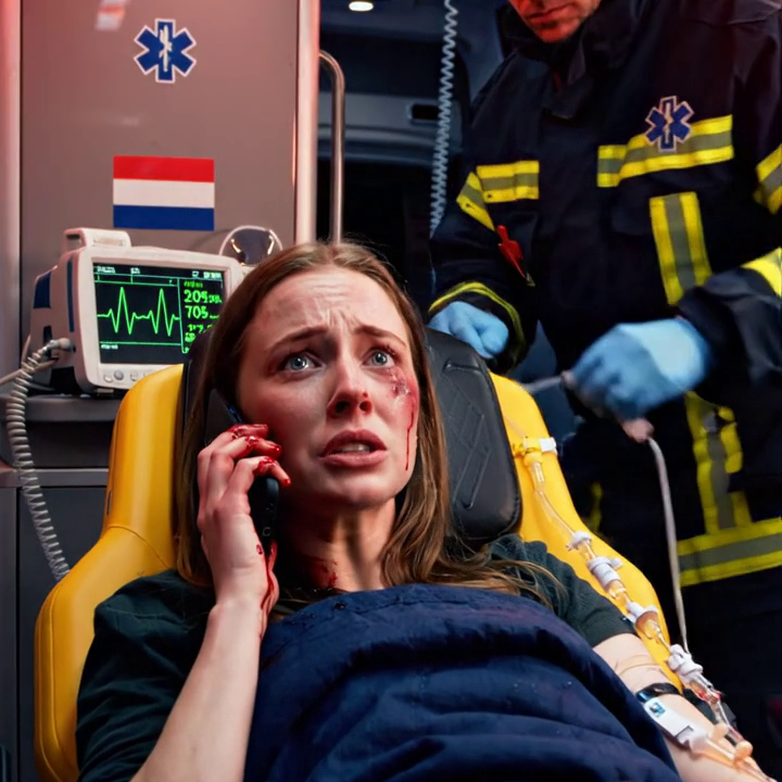 Ik belde mijn moeder vanuit de ambulance en vertelde haar dat ik met spoed geopereerd moest worden. Ze luisterde vijf seconden, zuchtte en vroeg of het kon wachten tot na Victoria’s verjaardagstaart. Ik dacht dat dat het deel zou zijn dat ik nooit zou vergeten. Dat was het niet. Wat me wel is bijgebleven, kwam later, toen de traumachirurg naar mijn noodcontactformulier keek, even stilviel en zei: “Evelyn… wie heeft je verteld dat dokter William Harrison dood was?”