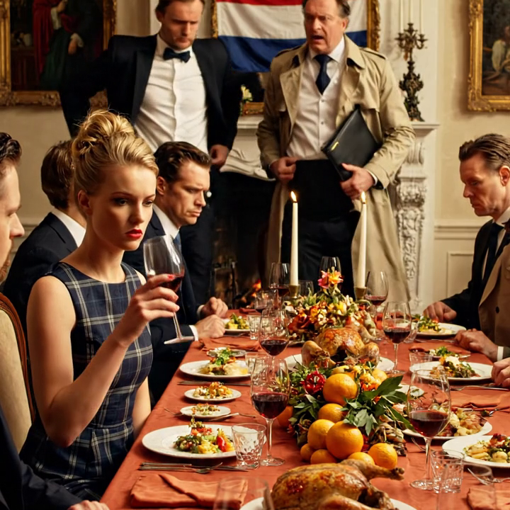 ‘Ik wil dat iedereen hier is,’ zei mijn vader met Thanksgiving. ‘Ik heb een professional ingehuurd om je kleine fantasiecarrière te onderzoeken.’ Oom Bill lachte. Ik bleef stil. De onderzoeker stond op: ‘Ik was ingehuurd voor één onderwerp. Ik heb er drie onderzocht, zoals professionele zorgvuldigheid vereist.’ Hij legde een map voor me neer. ‘Forbes 30 onder 30, 2021. Medeoprichter van een fintechbedrijf van 175 miljoen dollar.’ Toen draaide hij zich naar mijn vader en legde de tweede map neer. De vork van mijn vader viel.