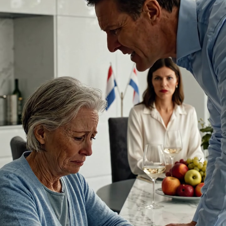 Ik ben een 68-jarige weduwe die dacht dat intrekken bij mijn zoon na het overlijden van mijn man zou voelen als familie, niet als afstand. Toen zei hij tijdens een rustig etentje: “Mam, je eet hier gratis”, terwijl er een document voor me werd neergelegd, alsof het een formaliteit was. Drie dagen later zorgde één kalme beslissing van mij ervoor dat iedereen in huis me heel anders aankeek.