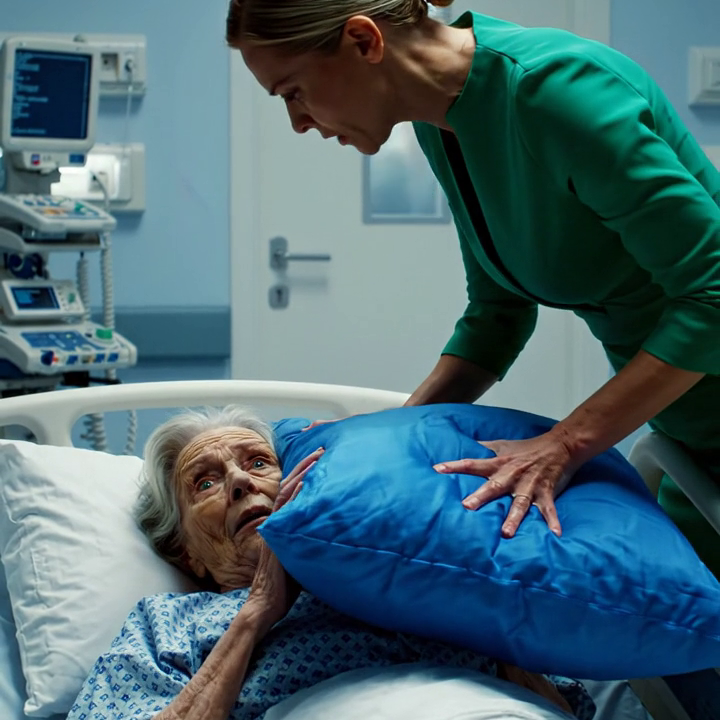 I came back to Mercy Hill early, thinking I’d surprise my mother with coffee. Instead, I opened Room 218 and heard myself scream, ‘Marissa—what are you doing?!’ My wife spun around, the pillow still in her hands, while my mother fought for air beneath her. In that instant, my marriage shattered—and I realized the woman I loved might be the greatest danger in my mother’s life. What I uncovered next was even worse. – True Stories