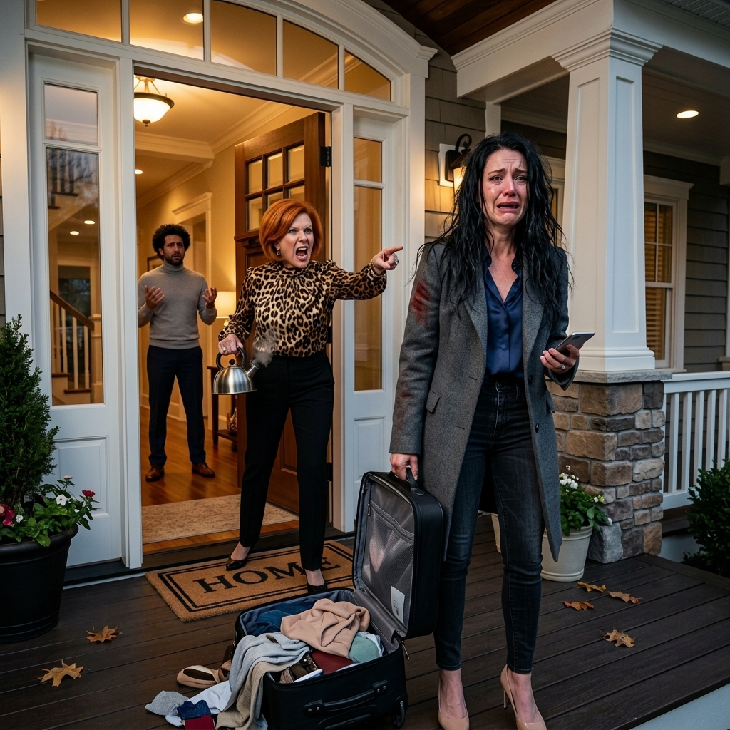 My mother-in-law called me a beggar, threw hot water at me, and kicked me out without knowing I make $50,000 a month. Later, she came back begging for my help.