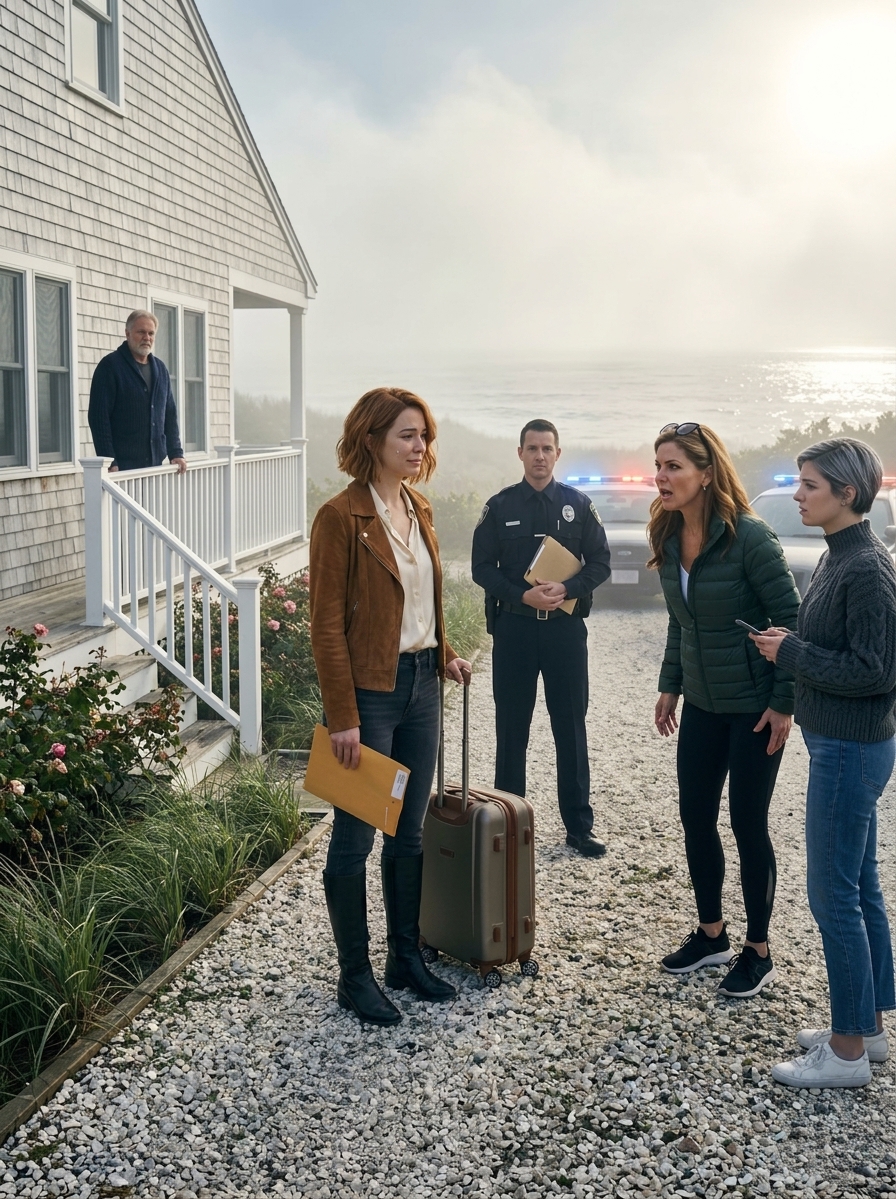 Mijn stiefmoeder belde om te zeggen: “Je bent voorgoed verbannen uit het strandhuis van de familie! Ik heb alle sloten vervangen!” Ze lachte. Ik antwoordde kalm: “Bedankt dat je me dat laat weten.” Ze had geen idee dat mijn moeder me het huis in het geheim had nagelaten voordat ze overleed.