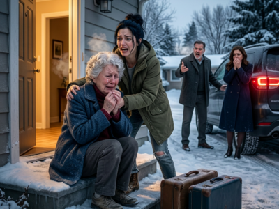 At 5:30 A.M. in -38°F Weather, My Parents Dumped My 78-Year-Old Grandma on My Porch. Two Weeks Later, They Came Pounding on My Door.