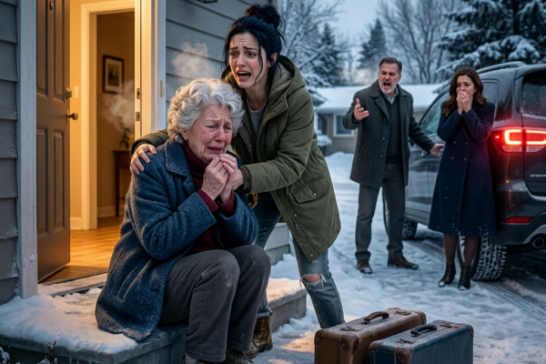 At 5:30 A.M. in -38°F Weather, My Parents Dumped My 78-Year-Old Grandma on My Porch. Two Weeks Later, They Came Pounding on My Door.